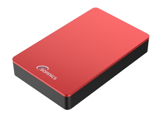 Sonnics 3TB Red External Desktop Hard drive USB 3.0 for use with Windows PC Mac Smart XBOX ONE PS4 3TB | Sonnics
